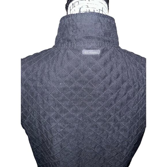 Columbia Black Quilted Full Zip Vest Size Medium Women's - Picture 5 of 8